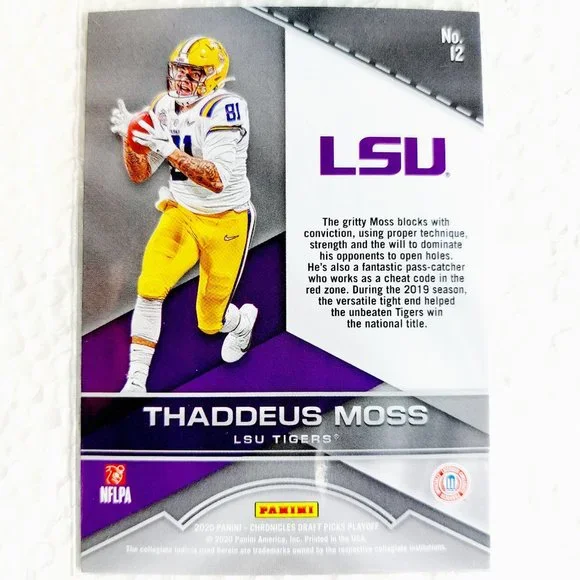 Louisiana State Tigers 6 Card Lot - CFTBL [10_7_5] - Picture 9 of 13